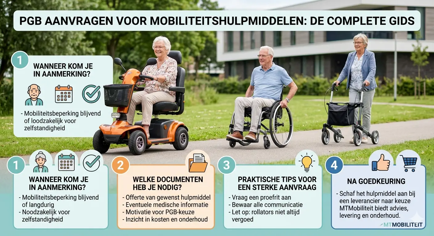 PGB aanvragen voor mobiliteitshulpmiddelen: de complete gids